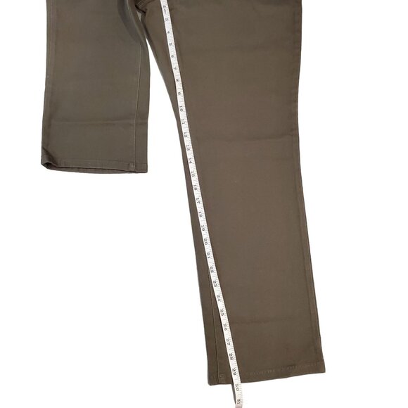 Style & Co Womens High Rise Tummy Control Straight Leg Pants Size 12S Deep Moss - Picture 8 of 15
